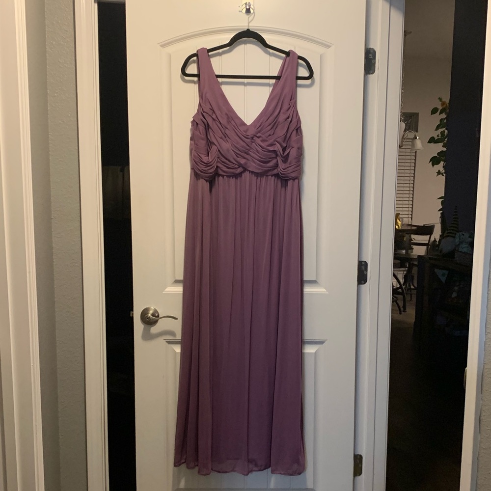 David’s Bridal Wisteria size 18 Bridesmaid Dress